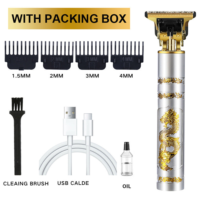 Cross-Border Electric Hair Clipper, Hair Clipper, Hair Clipper, Oil Head Carving Razor, Bald Hair Clipper