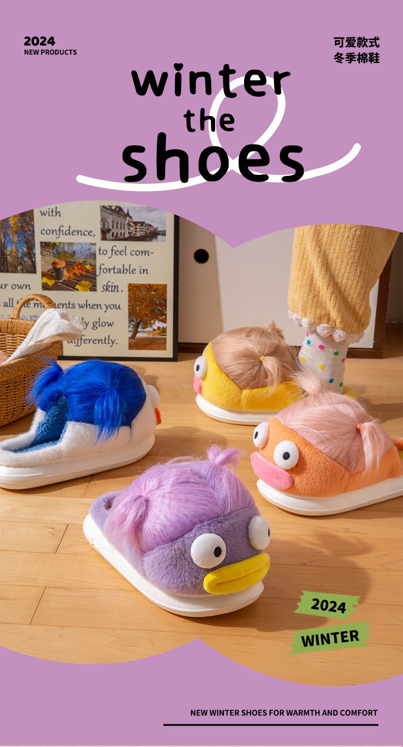 Carto0n cotton slippers for women  (Available)
