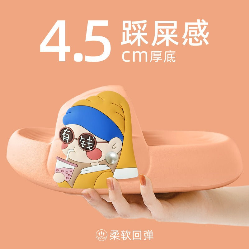 Cute slippers for women in summer for outdoor and indoor use (Available)