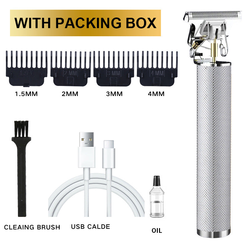 Cross-Border Electric Hair Clipper, Hair Clipper, Hair Clipper, Oil Head Carving Razor, Bald Hair Clipper