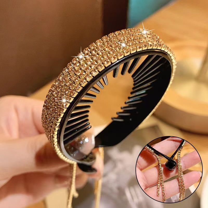 Ball Head Clip Temperament fixer tassel hair accessories  (Available)