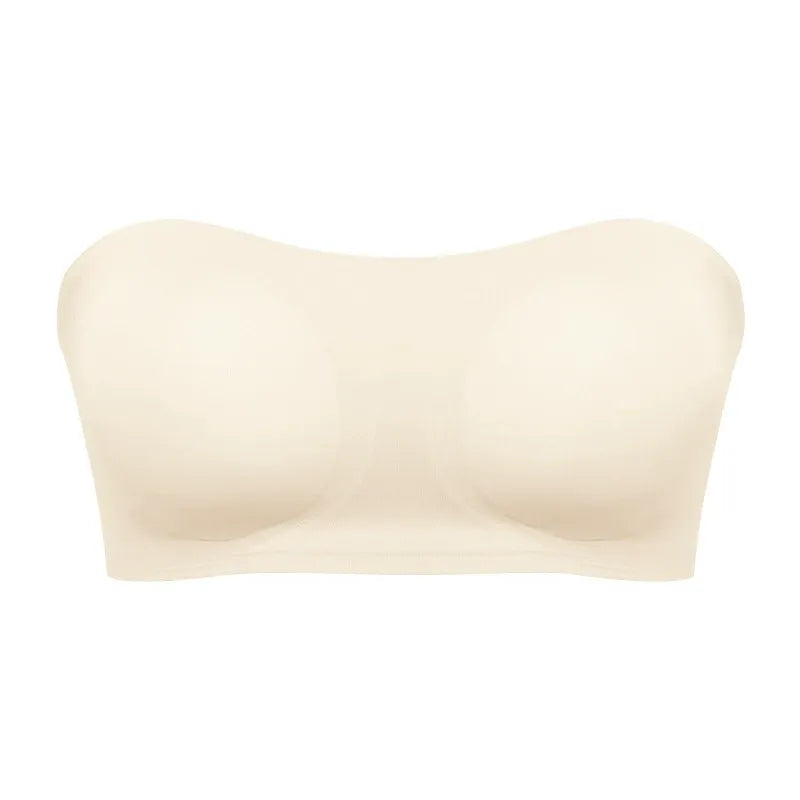 Women's strapless bra cross side buckle underwear  (Available)
