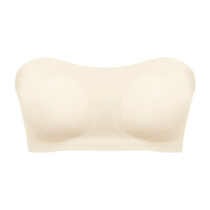 Women's strapless bra cross side buckle underwear  (Available)