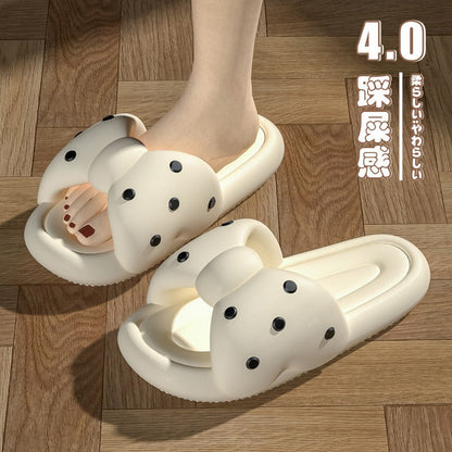 Bowknot slippers for women summer cute Sandal  (Available)