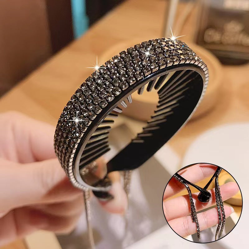 Ball Head Clip Temperament fixer tassel hair accessories  (Available)