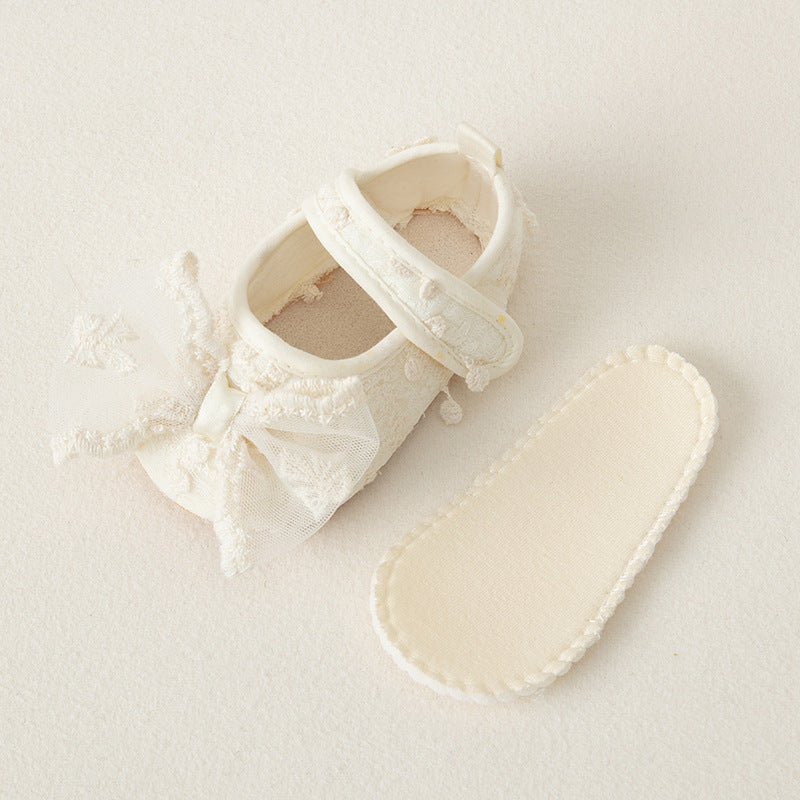 Infant Korean Style Bow Princess Shoes  (Available)