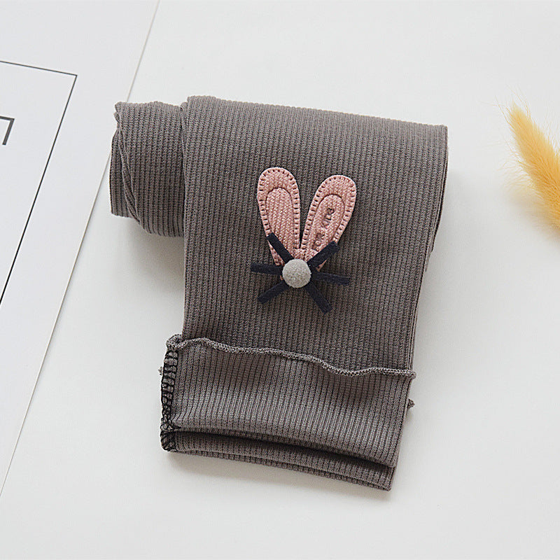 Children's Leggings 2026 Spring and Autumn New Korean Style Slim Fit Toddler Baby Nine-Point Pants Girls' Socks Wholesale