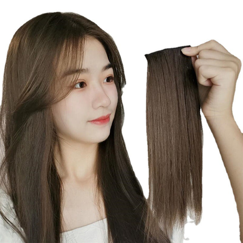 Wig piece hair root fluffy pad hair piece on both sides thickening hair volume invisible hair extension one-piece head hair (Available)