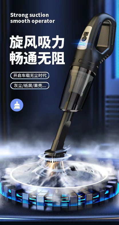 Cross-Border High-Power Wireless Car Vacuum Cleaner, Strong Suction, High-Power Car and Home Dual-Purpose Handheld Portable Vacuum Cleaner