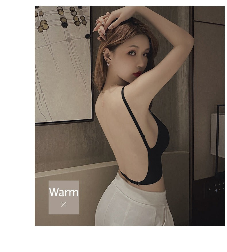 U-shaped beautiful back underwear for women with small chest gathered (Available)