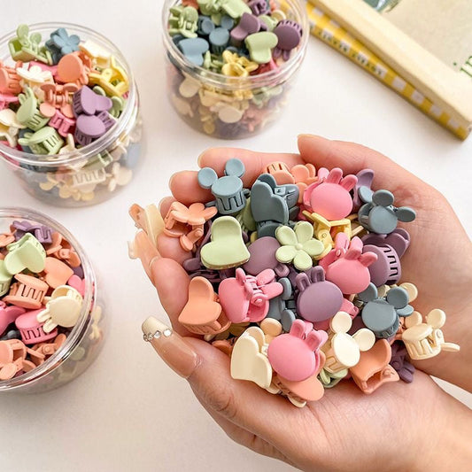 Colorful candy small clip mini small princess head hair clip summer forehead bangs side clip hair accessories (Available)
