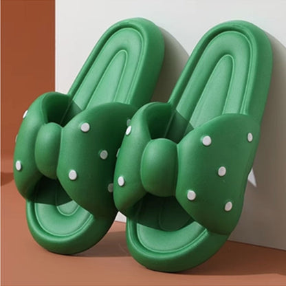 Bowknot slippers for women summer cute Sandal  (Available)