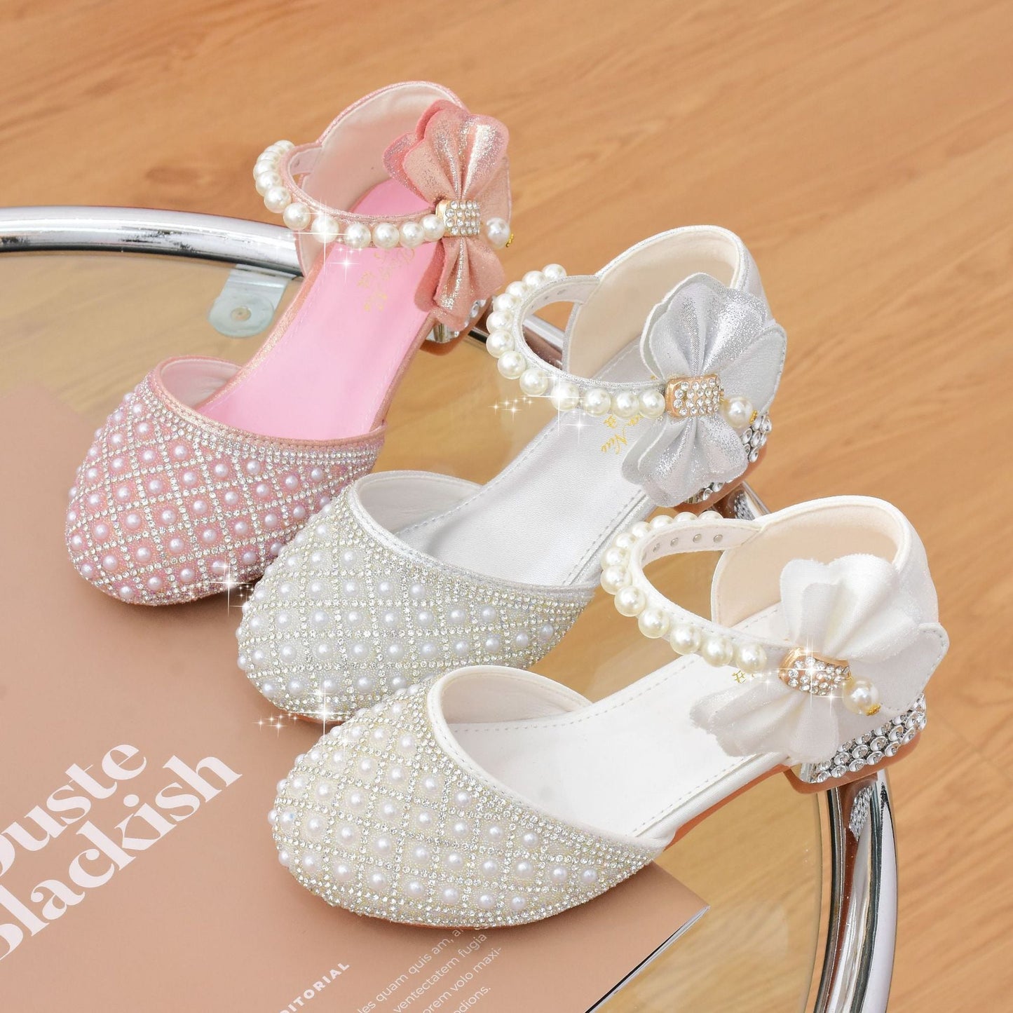 Girls' Princess High Heels Piano Catwalk Show Sandals (Available)