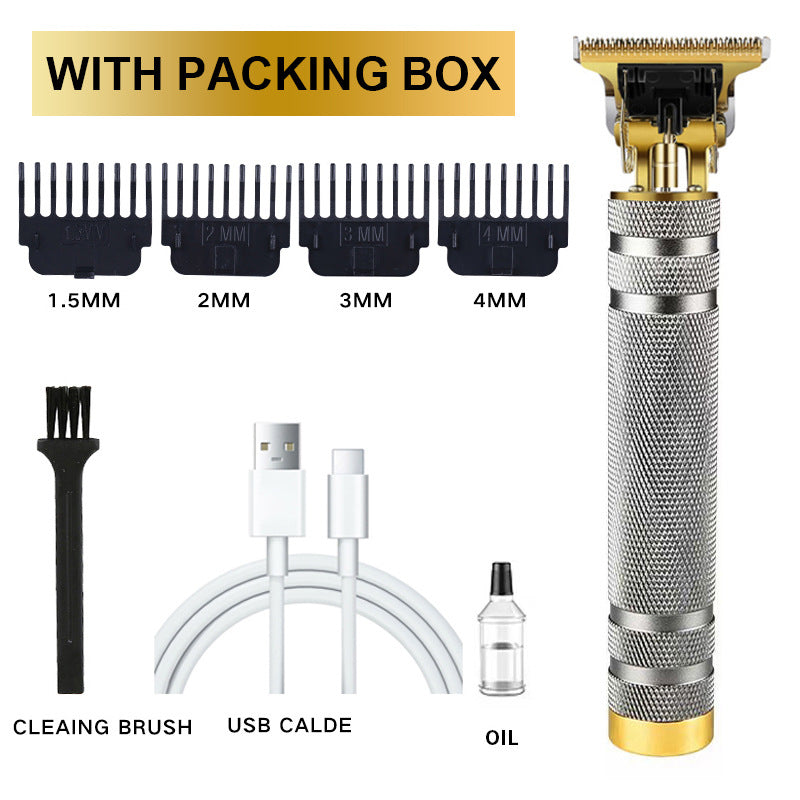 Cross-Border Electric Hair Clipper, Hair Clipper, Hair Clipper, Oil Head Carving Razor, Bald Hair Clipper