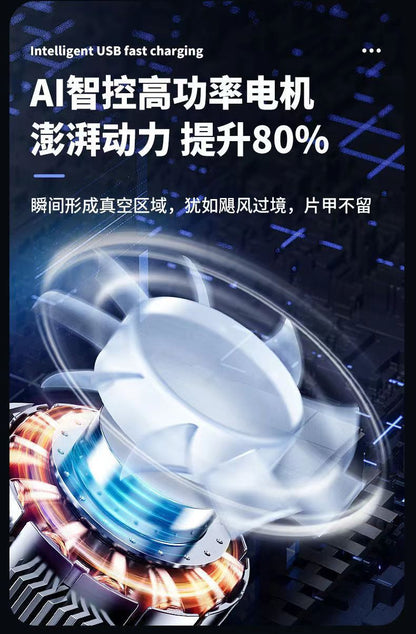 Cross-Border High-Power Wireless Car Vacuum Cleaner, Strong Suction, High-Power Car and Home Dual-Purpose Handheld Portable Vacuum Cleaner