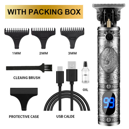 Cross-Border Electric Hair Clipper, Hair Clipper, Hair Clipper, Oil Head Carving Razor, Bald Hair Clipper
