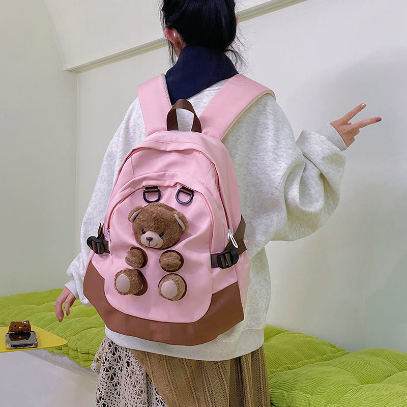Children's Backpack Casual Patchwork Waterproof