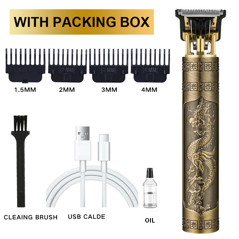 Cross-Border Electric Hair Clipper, Hair Clipper, Hair Clipper, Oil Head Carving Razor, Bald Hair Clipper