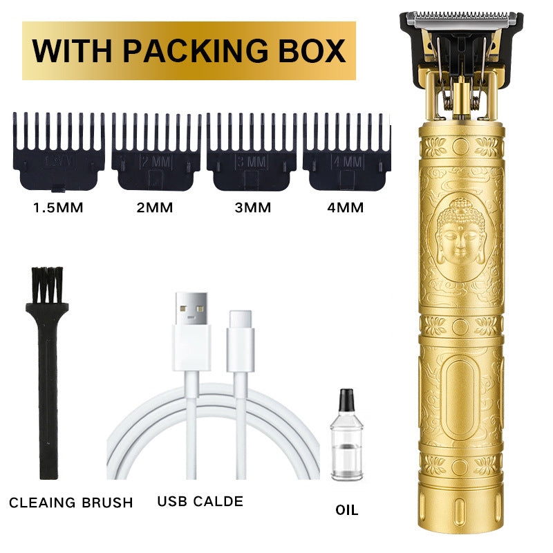 Cross-Border Electric Hair Clipper, Hair Clipper, Hair Clipper, Oil Head Carving Razor, Bald Hair Clipper