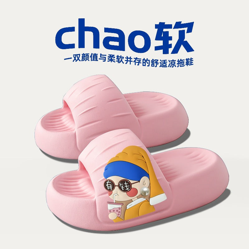 Cute Summer Slippers for Women Bangladesh Indoor Outdoor EVA Slippers - Small China Town