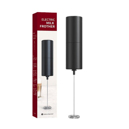 Cross-border new electric milk frother portable coffee cream milk whipper color box packaging automatic milk frother explosions