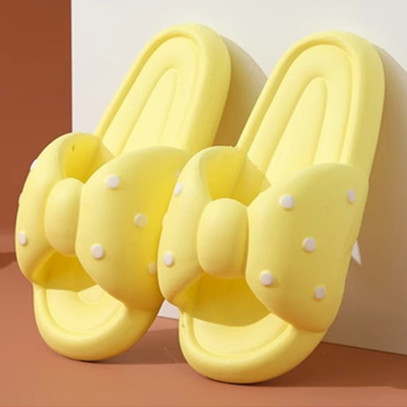 Bowknot slippers for women summer cute Sandal  (Available)