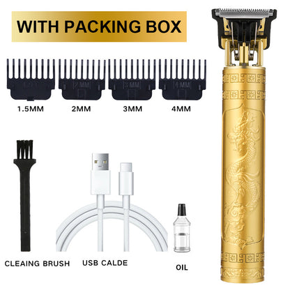 Cross-Border Electric Hair Clipper, Hair Clipper, Hair Clipper, Oil Head Carving Razor, Bald Hair Clipper