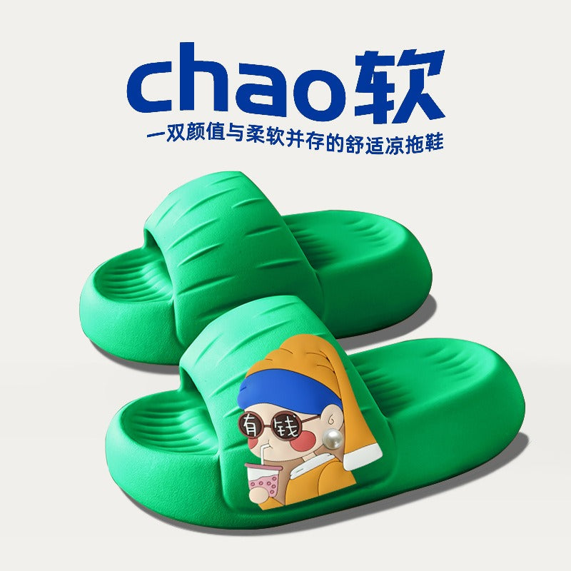 Cute Summer Slippers for Women Bangladesh Indoor Outdoor EVA Slippers - Small China Town