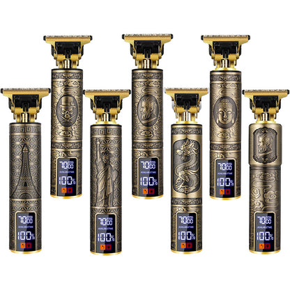 Cross-Border Electric Hair Clipper, Hair Clipper, Hair Clipper, Oil Head Carving Razor, Bald Hair Clipper