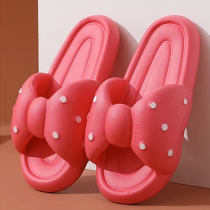 Bowknot slippers for women summer cute Sandal  (Available)