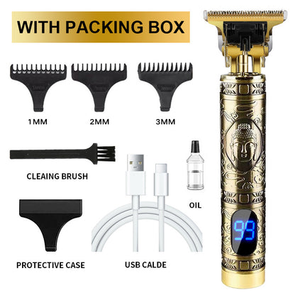 Cross-Border Electric Hair Clipper, Hair Clipper, Hair Clipper, Oil Head Carving Razor, Bald Hair Clipper