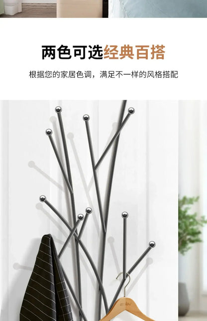 Bedroom Coat Rack House Entrance Hall Standing Clothes Hanger Design Hook Hat Nordic Coat Racks Stores Perchero Home Furniture