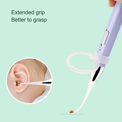 Baby Ear Cleaner Tweezer Soft Ear Picks LED Flash Light Ear Wax Curette Picker Ear Cleaning Tool Ear Wax Dig Removal Earpick Set