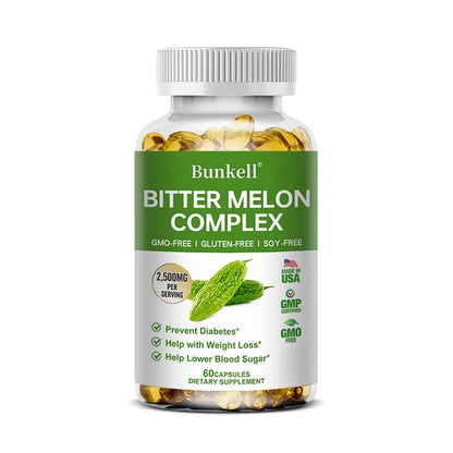 Bitter Melon Extract - Helps balance blood sugar and blood lipids, promotes overall metabolic health, weight management,