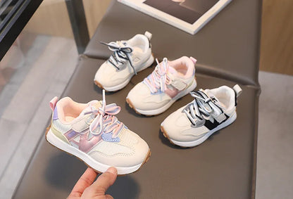 Spring Autumn Kids Sneakers Boys Girls Sport Shoes Fashion Mesh Breathable Kids Casual Shoes Toddler Boys Girls Running Sneakers