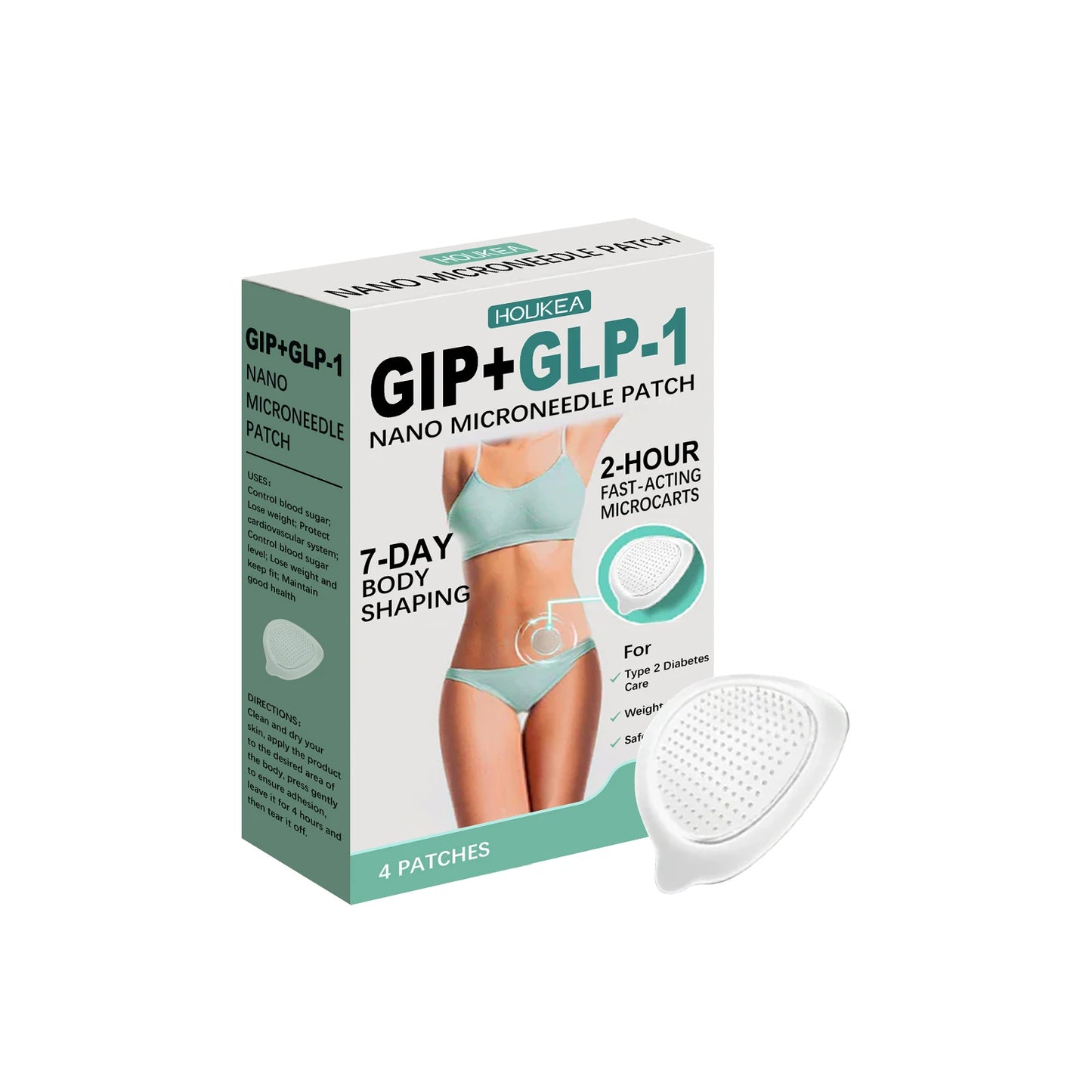Body Care Patch - Gentle Care & Firming, Lifts Body Contours, Daily Lazy-Friendly Long-Lasting Body Shaping Patch