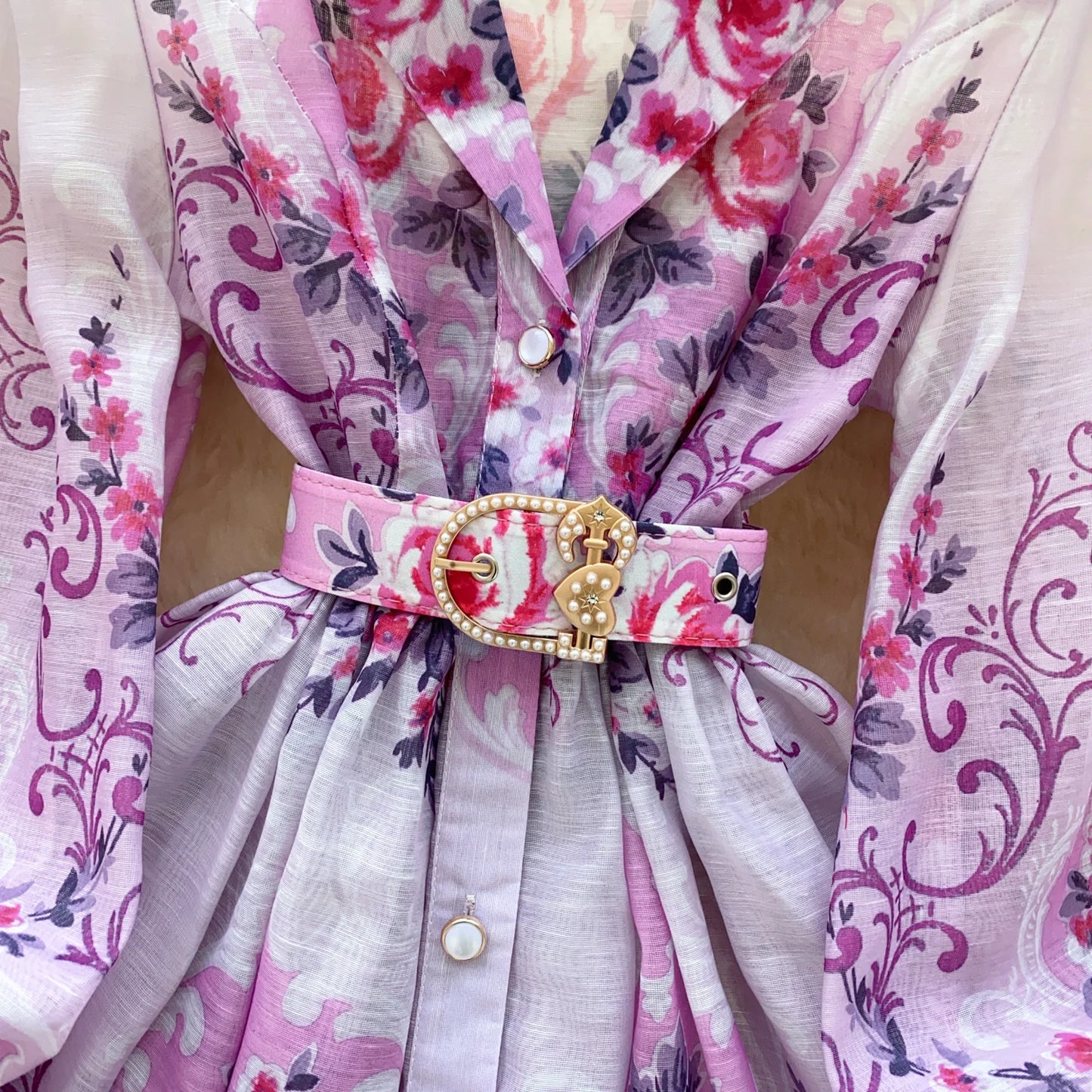 France Elegant Vintage Palace Evening Dress Women Sashes Button Print Short Party Dress Female Casual Chic Festival Clothing New