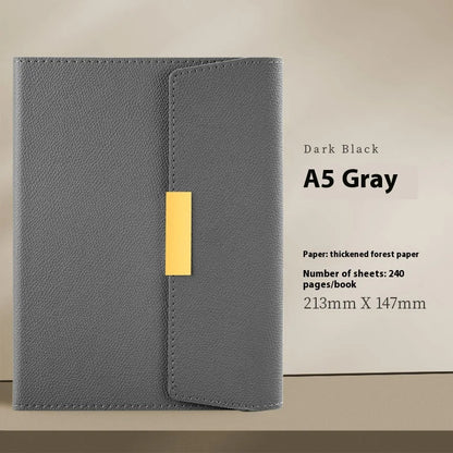 Thickened upgraded high-end notebook diary notebook A5 retro high-end PU leather classic travel diary notebook (single notebook)