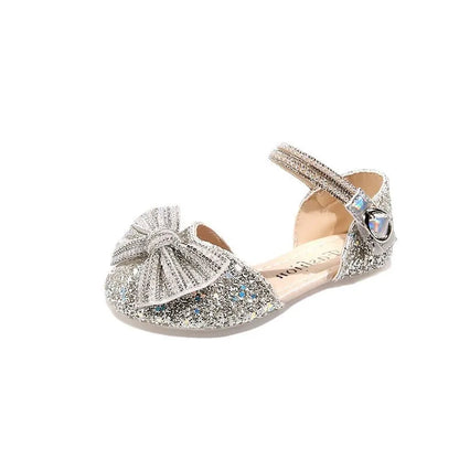Brand Princess Shoe 2025 Summer New Sandals for Girls Kid Crystal Shoe Women Heels Gift Party Dresses for Girl Women's Sandals