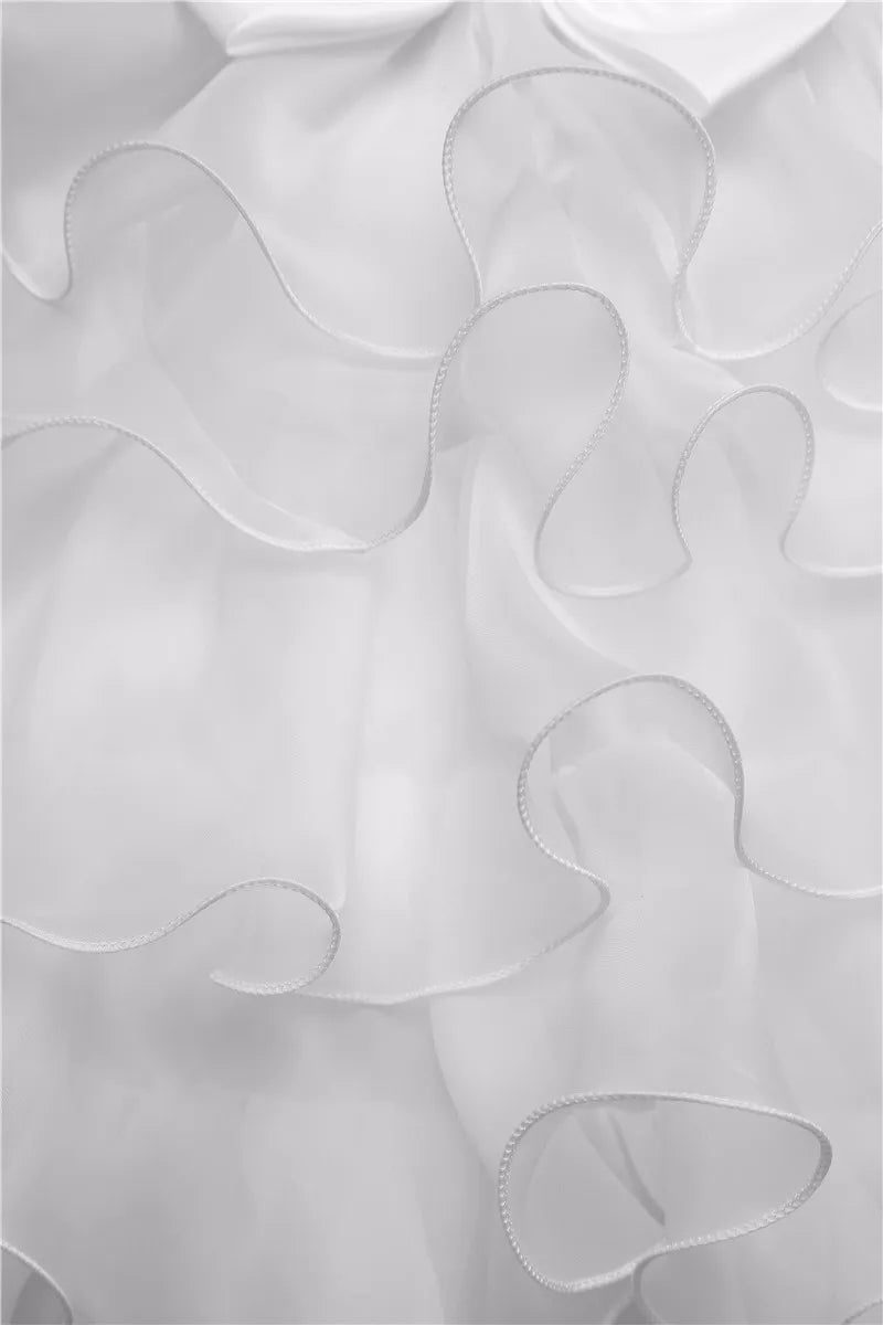 Flower Girl Dress For Wedding Baby Girl 2-8 Years Birthday Outfits Children's Girls First Communion Dresses Girl Kids Party Wear