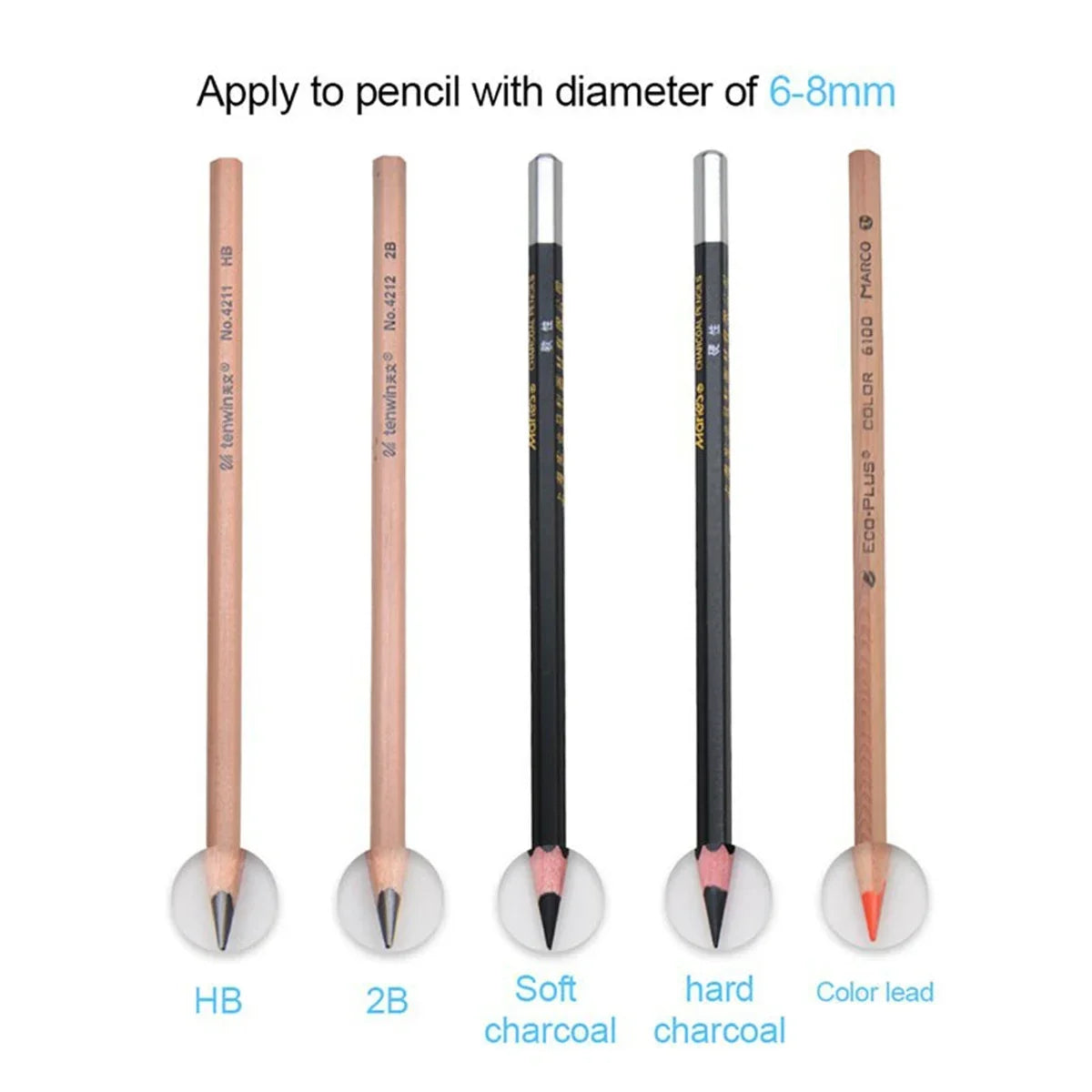 Electric Sharpener Assembly Desktop Automatic Pencil Sharpener Suitable To Pencils (6-8mm) for Students School Office Stationery