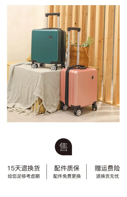 14 Inch Small Luggage Compartment 20*30*40 Cm Spring and Autumn Air Travel Boarding Password Box Travel Suitcase