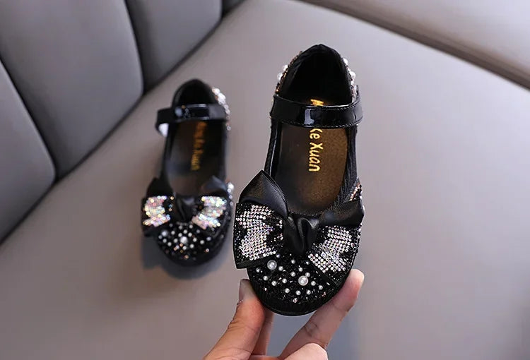 Sandals Toddler Girl Childrens Shoes Pearl Rhinestones Shining Kids Shoes Baby Girls Shoes Girls Thong Sandals