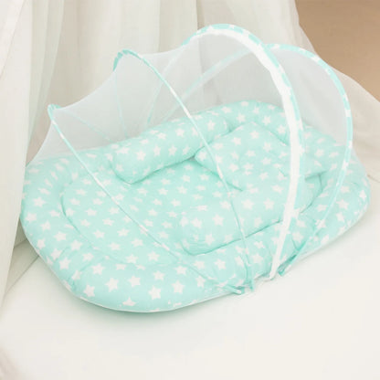 Multi-Function Travel Baby Nest Portable Baby Bed Crib Foldable Babynest Bassinet Infant Sleeping Children's Bed with Mosquito