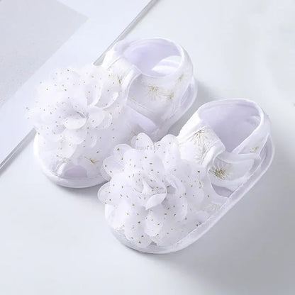 Newborn Infant Baby Girl Princess Bowknot Sandal Sneakers Toddler Soft Crib Walkers Casual Shoes