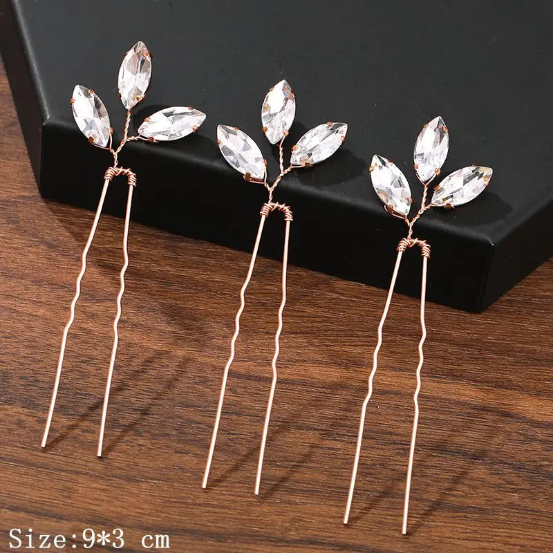 Hair Pins Hair Accessories For Women Wedding Accessories Hair Clips Jewelry Pearl Rhinestone Flower Hair Clip Pins Headpiece