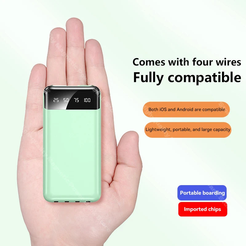 New 50000mAh High-capacity Portable Power Bank for Charging Smartphones and Digital Electronic Devices For Holidays and Travels