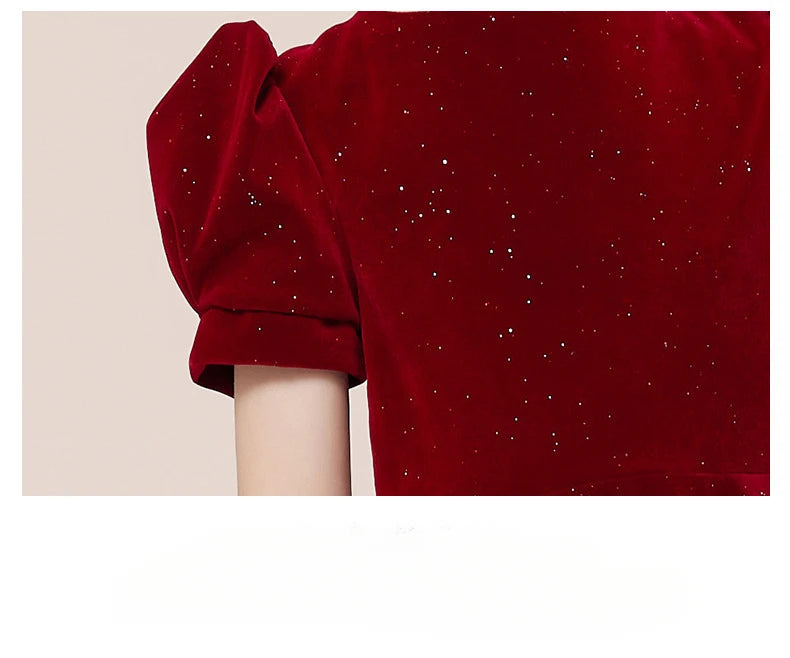 Kids Party Dress Clothing For Birthday Princess  Wine Red Piano Wedding Flower Girl 5-17 Years Old  Host Children's Formal Dress