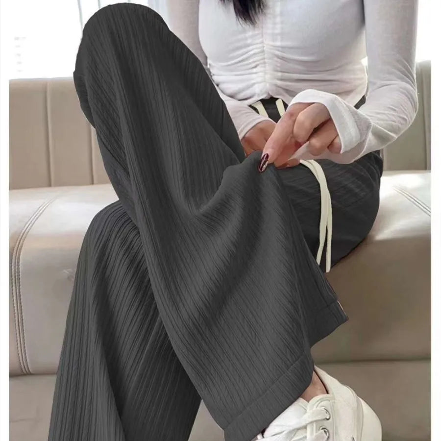 Women's Pencil Pants Jogger Sweatpants Thin Material Seven/Nine Points Length Boting Trousers for Spring Season (Available)