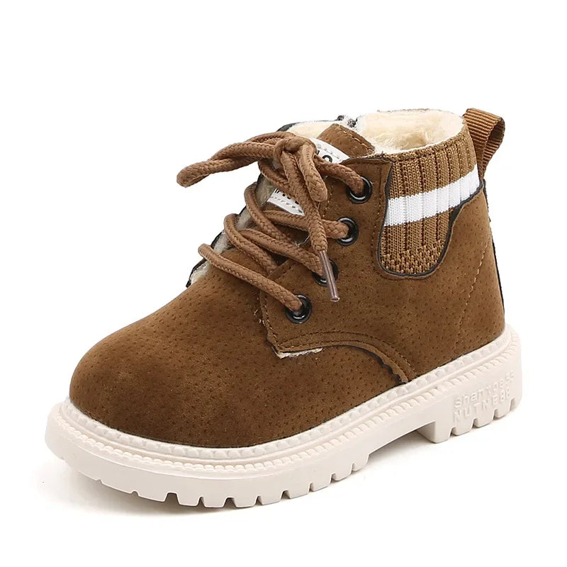 Kids Winter Boots Bangladesh Plush Ankle Boots - Small China Town